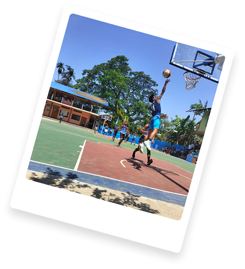 Basketball game photo
